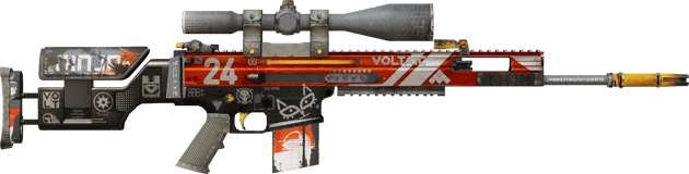 Preview image 2 of StatTrak™ SCAR-20 | Contacto sangriento (Bastante desgastado)