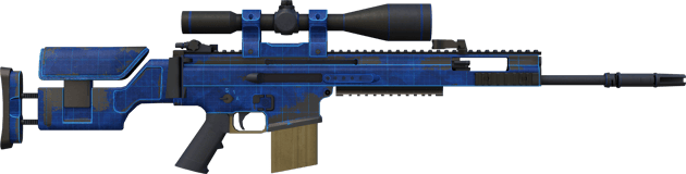 Preview image 2 of StatTrak™ SCAR-20 | Blueprint (BS - Mòn qua thực chiến)