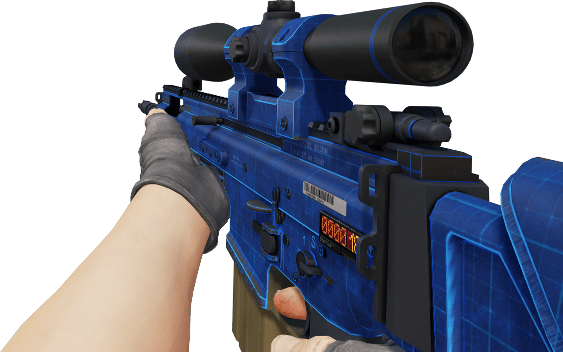 Preview image 3 of StatTrak™ SCAR-20 | Blueprint (FT - Qua thực chiến)