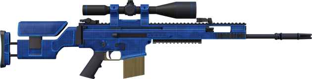 Preview image 2 of StatTrak™ SCAR-20 | Blueprint (มีรอยถลอกเล็กน้อย)