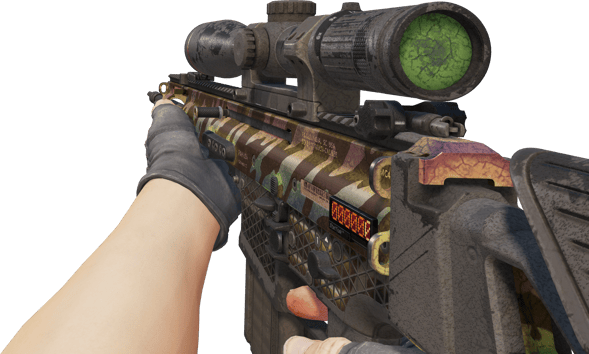 Preview image 3 of SCAR-20 (StatTrak™) | Caged (Gasto)