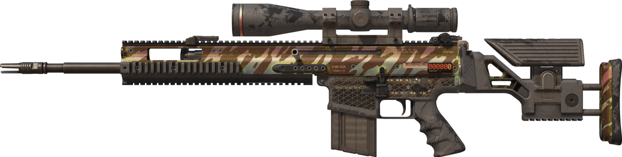Preview image 1 of StatTrak™ SCAR-20 | Häkkilintu (Reissussa rähjääntynyt)