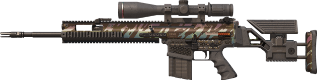 SCAR-20 (StatTrak™) | Käfig (Abgenutzt)