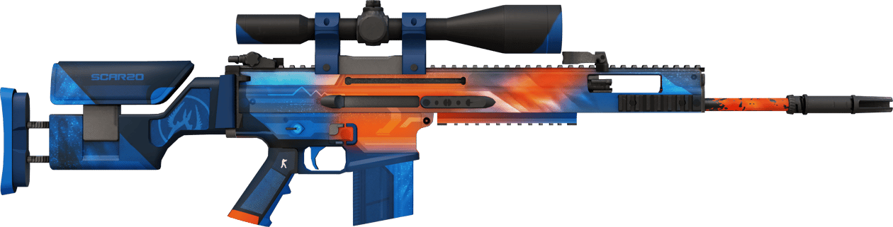 Preview image 2 of StatTrak™ SCAR-20 | Cardiac (มีรอยถลอกเล็กน้อย)