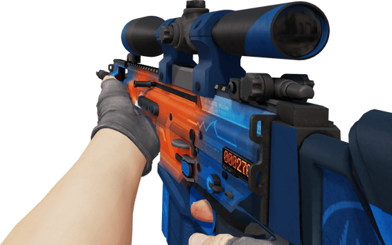 Preview image 3 of StatTrak™ SCAR-20 | Cardiac (WW - Khá mòn)