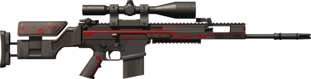 Preview image 2 of StatTrak™ SCAR-20 | Crimson Web (Battle-Scarred)