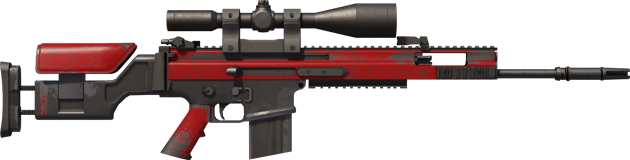 Preview image 2 of StatTrak™ SCAR-20 | Purpurnes Netz (Einsatzerprobt)