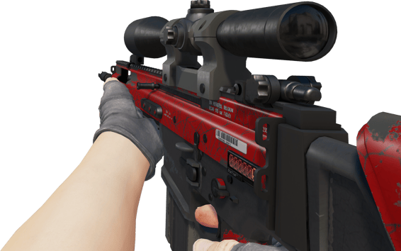 Preview image 3 of StatTrak™ SCAR-20 | Purpurnes Netz (Einsatzerprobt)
