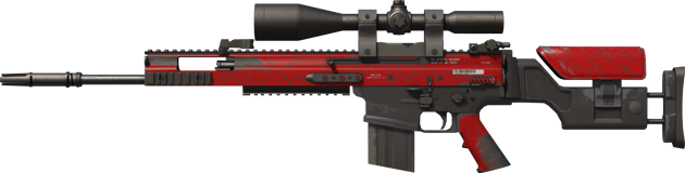 StatTrak™ SCAR-20 | Purpurnes Netz (Einsatzerprobt)