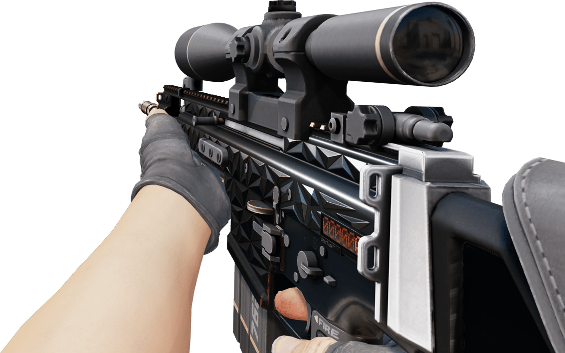 Preview image 3 of StatTrak™ SCAR-20 | Fragments (FN - Mới cứng)