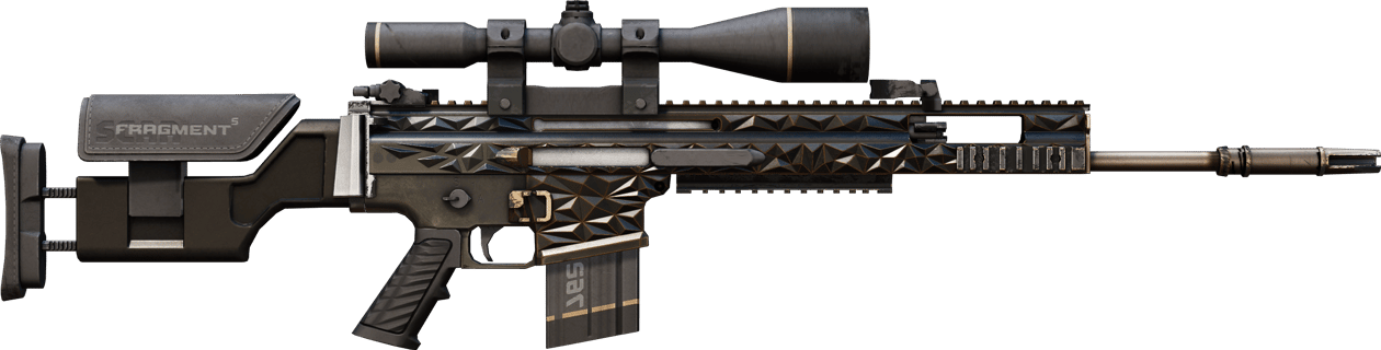 Preview image 2 of StatTrak™ SCAR-20 | Fragments (WW - Khá mòn)