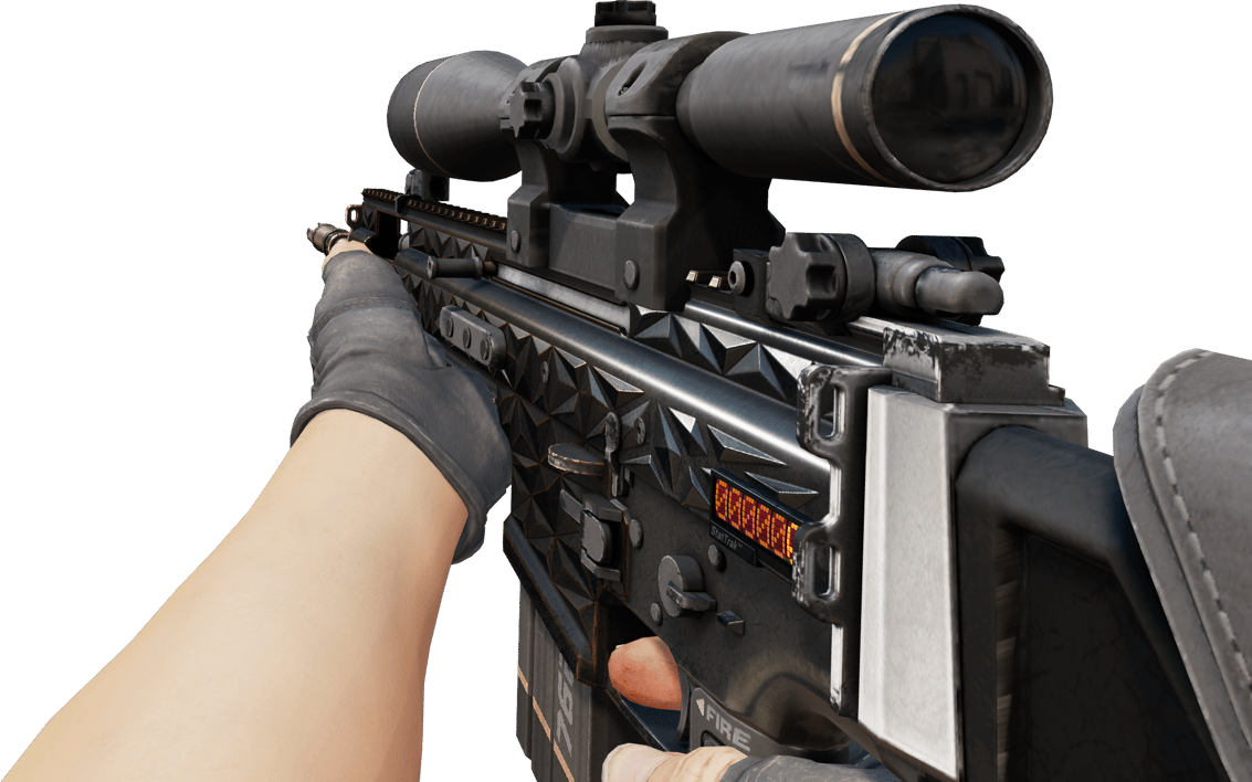 Preview image 3 of StatTrak™ SCAR-20 | Fragments (WW - Khá mòn)