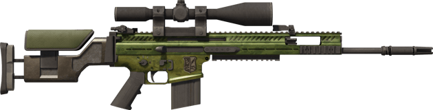 Preview image 2 of StatTrak™ SCAR-20 | Grüner Soldat (Kampfspuren)