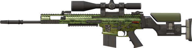StatTrak™ SCAR-20 | Grüner Soldat (Fabrikneu)
