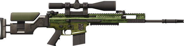 Preview image 2 of StatTrak™ SCAR-20 | Green Marine (新品同様)