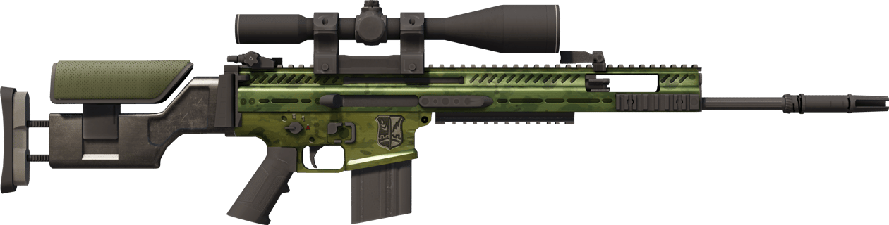 Preview image 2 of StatTrak™ SCAR-20 | 绿色陆战队 (略有磨损)