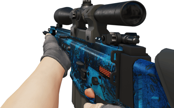 Preview image 3 of StatTrak™ SCAR-20 | Grotto (Segnato dalle battaglie)