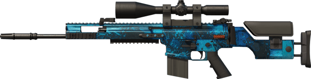 StatTrak™ SCAR-20 | Grotto (Segnato dalle battaglie)