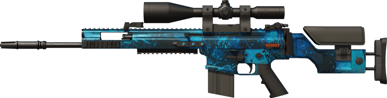 Preview image 1 of StatTrak™ SCAR-20 | Gruta (Deplorable)