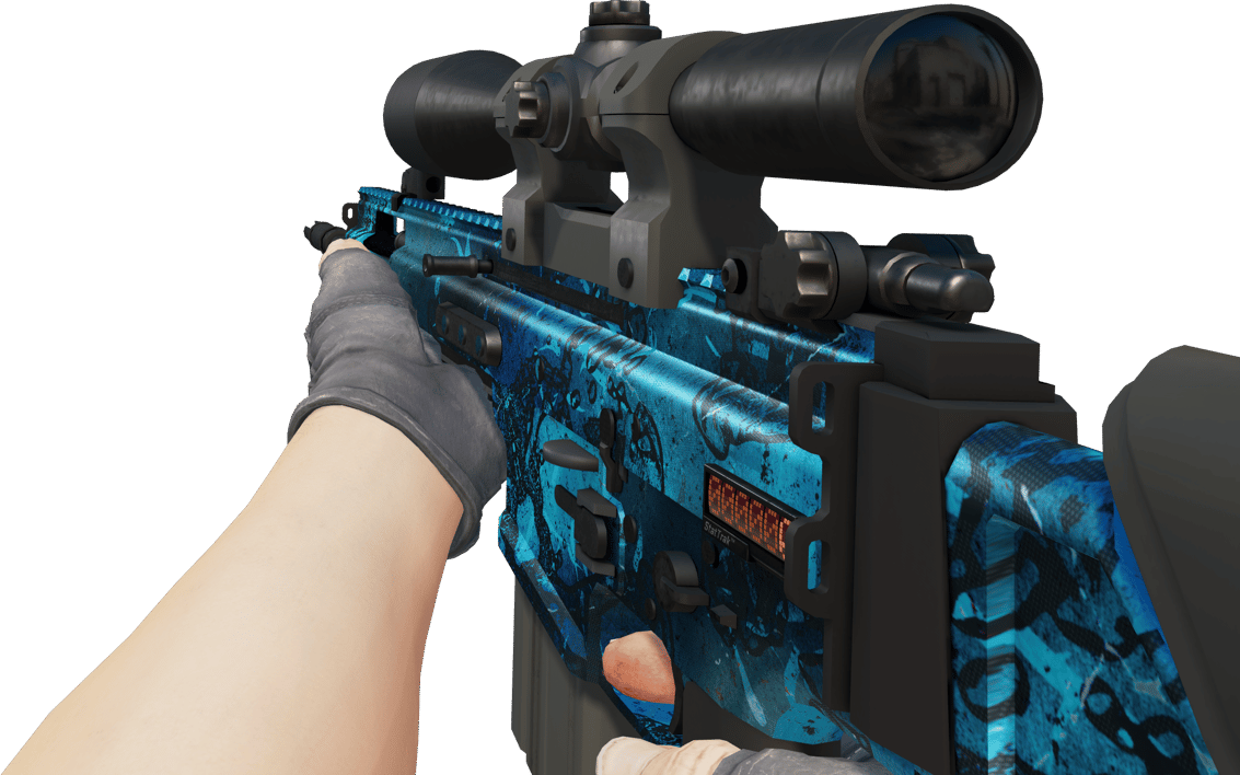 Preview image 3 of StatTrak™ SCAR-20 | Grotto (Nuovo di fabbrica)