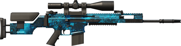 Preview image 2 of StatTrak™ SCAR-20 | Grotto (Com Pouco Uso)