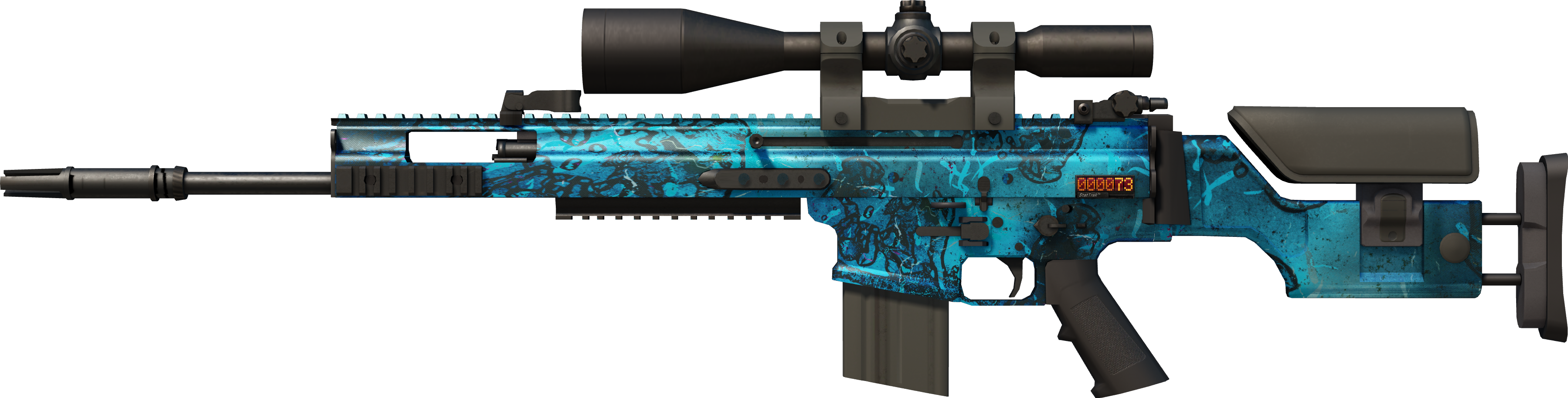 StatTrak™ SCAR-20 | Grotto (Minimal Wear)