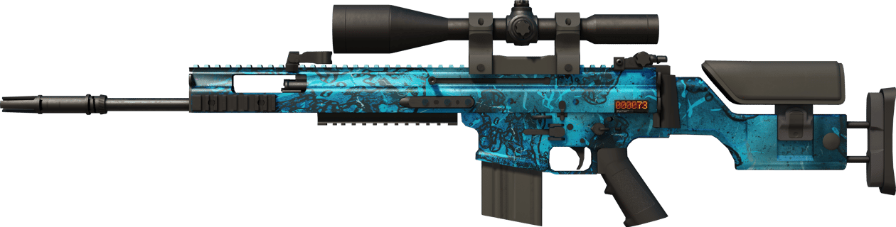 Preview image 1 of StatTrak™ SCAR-20 | Grotto (Usura minima)