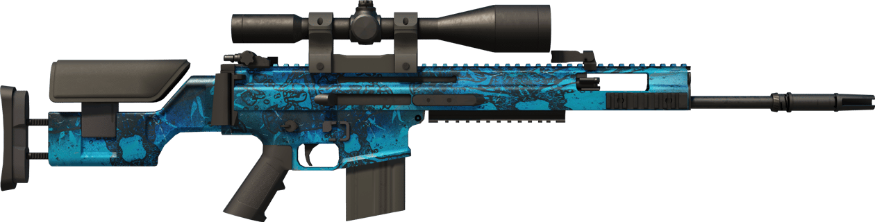 Preview image 2 of StatTrak™ SCAR-20 | Mağara (Eskimiş)