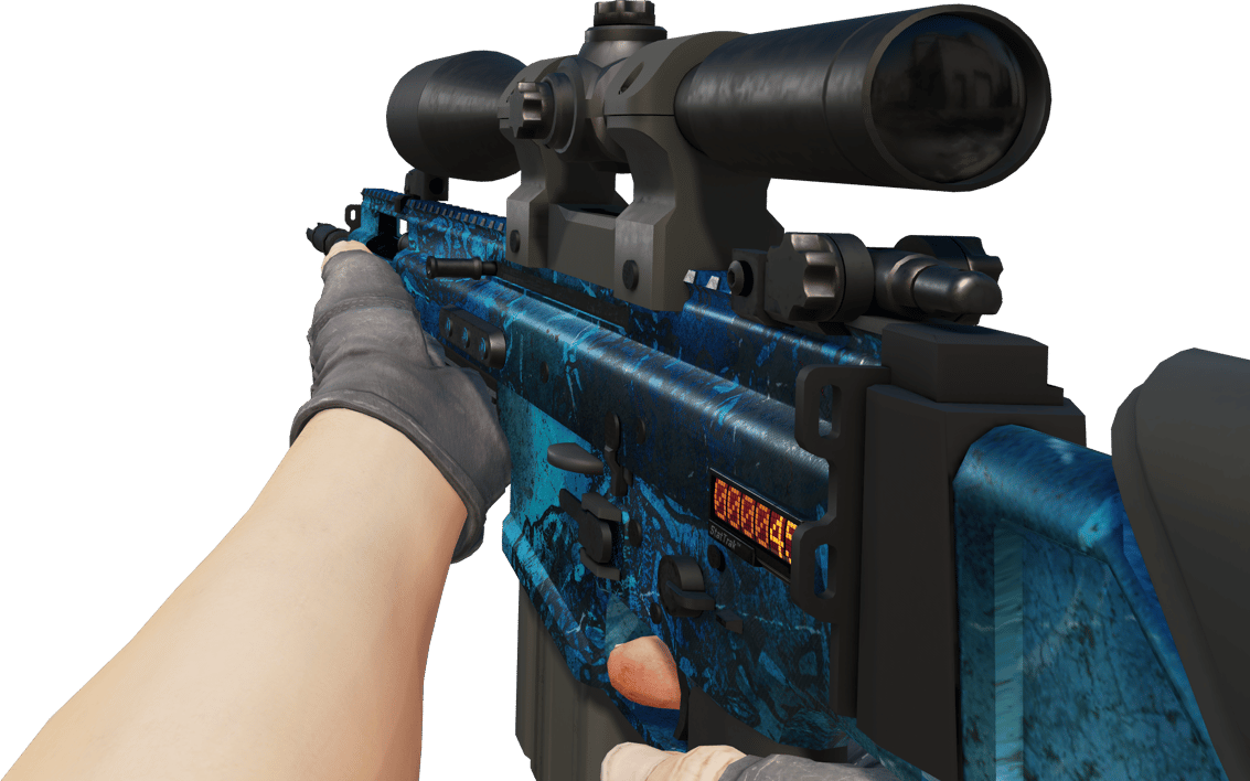 Preview image 3 of StatTrak™ SCAR-20 | Mağara (Eskimiş)