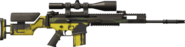 Preview image 2 of StatTrak™ SCAR-20 | Jungle Slipstream (戦いで傷ついた)