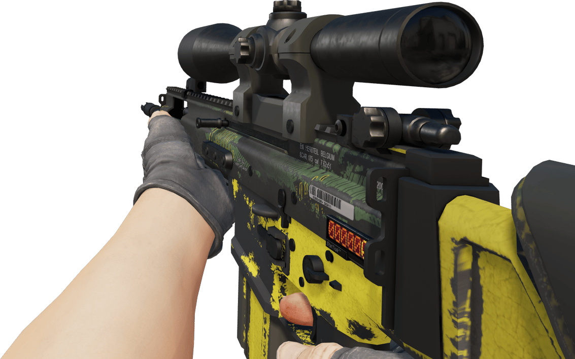Preview image 3 of StatTrak™ SCAR-20 | Jungle Slipstream (戦いで傷ついた)