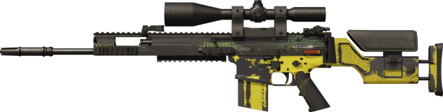 StatTrak™ SCAR-20 | Jungle Slipstream (戦いで傷ついた)