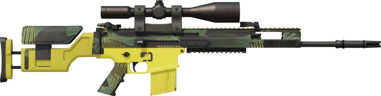 Preview image 2 of StatTrak™ SCAR-20 | Jungle Slipstream (未使用)