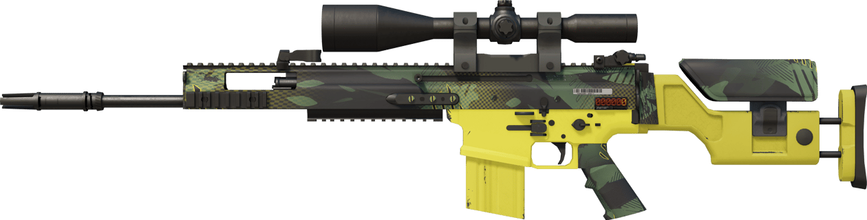 Preview image 1 of StatTrak™ SCAR-20 | Jungle Slipstream (未使用)