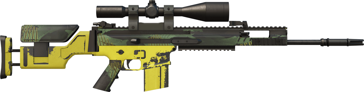 Preview image 2 of StatTrak™ SCAR-20 | Jungle Slipstream (FT - Qua thực chiến)