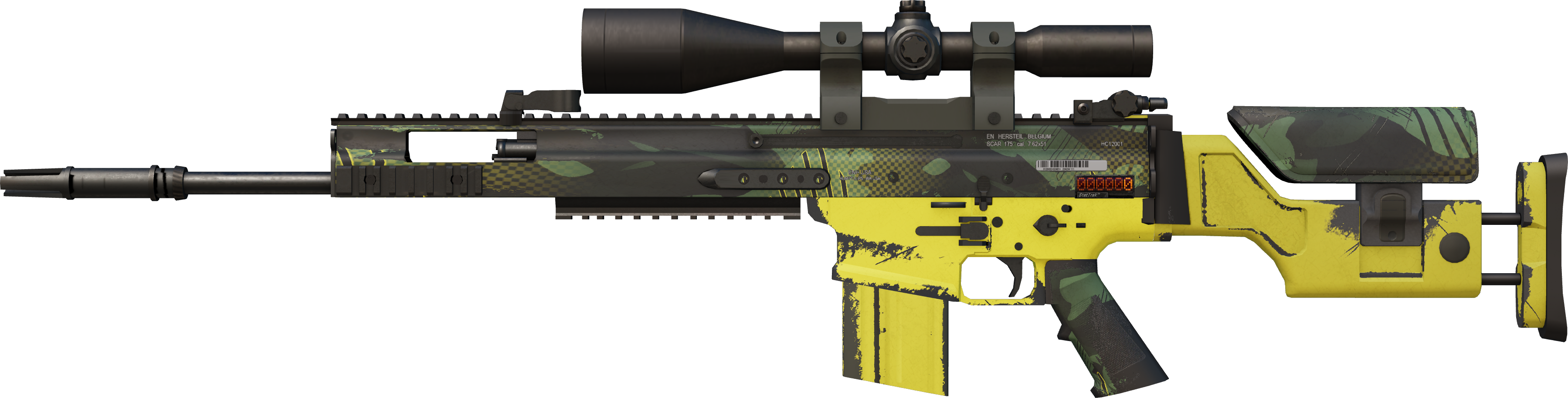 StatTrak™ SCAR-20 | Jungle Slipstream (Field-Tested)