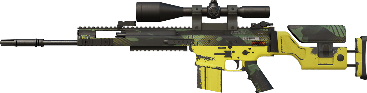 Preview image 1 of StatTrak™ SCAR-20 | Jungle Slipstream (FT - Qua thực chiến)