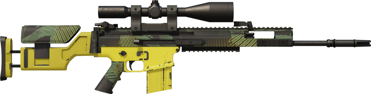 Preview image 2 of StatTrak™ SCAR-20 | 丛林滑流 (略有磨损)