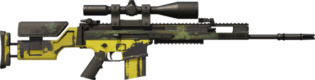Preview image 2 of StatTrak™ SCAR-20 | Jungle Slipstream (Com Muito Uso)