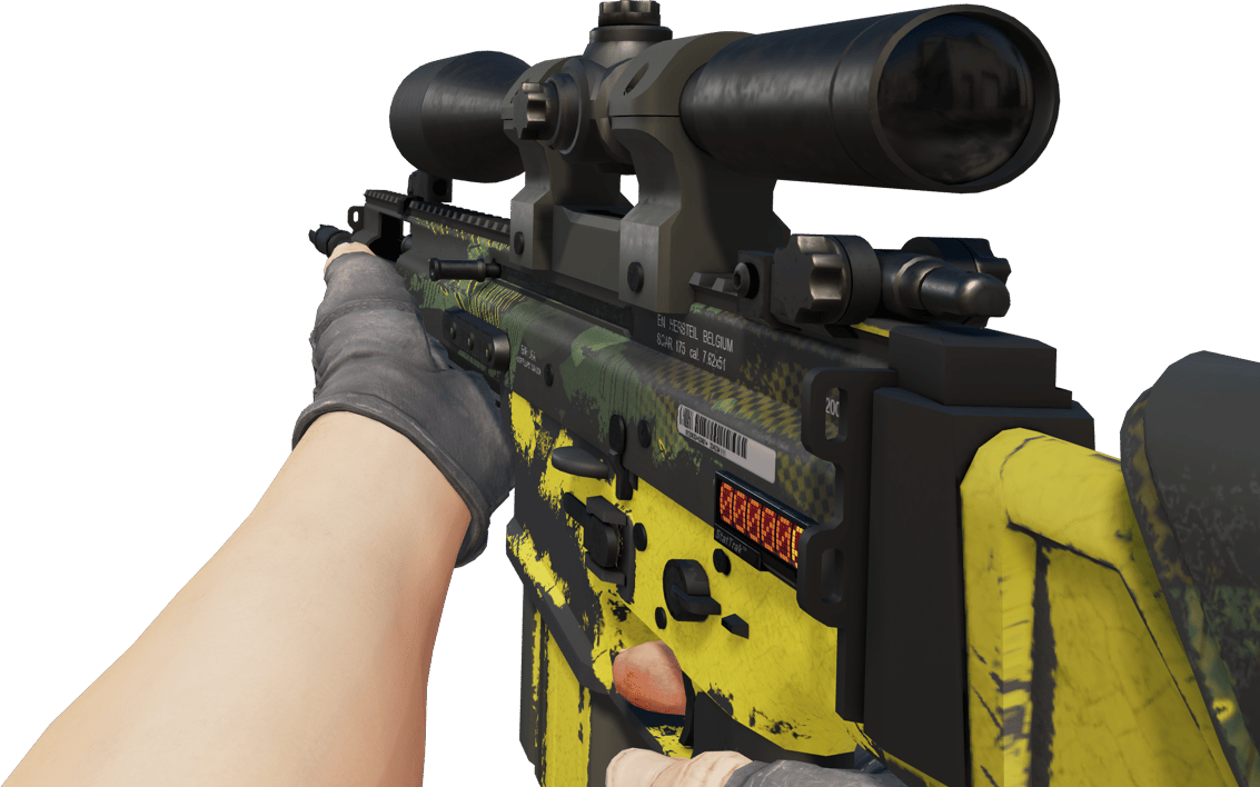 Preview image 3 of StatTrak™ SCAR-20 | Jungle Slipstream (WW - Khá mòn)