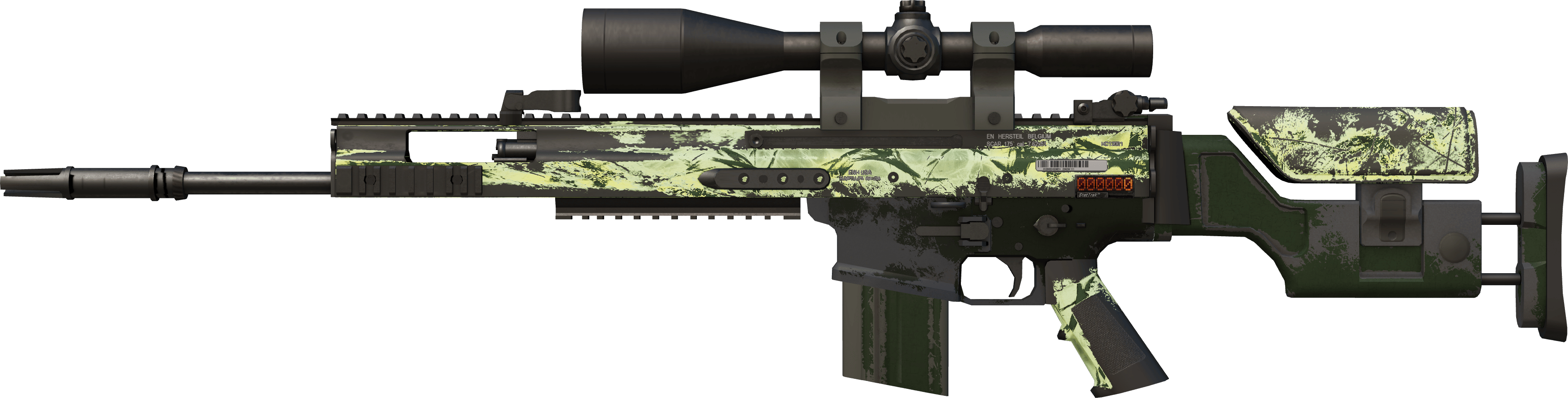 StatTrak™ SCAR-20 | Outbreak (Well-Worn)