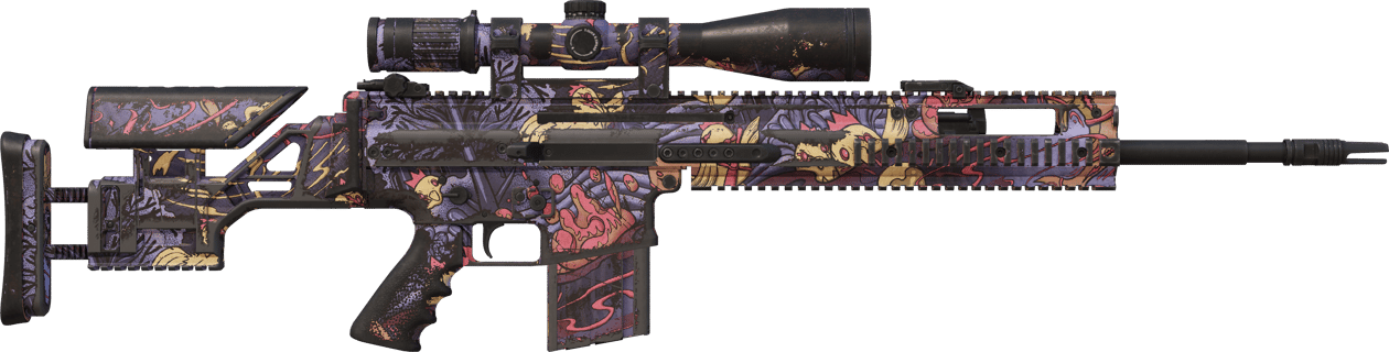 Preview image 2 of StatTrak™ SCAR-20 | Poultrygeist (ถลอกปอกเปิกจากการรบ)