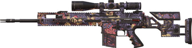 StatTrak™ SCAR-20 | Poltergeist (Kampfspuren)