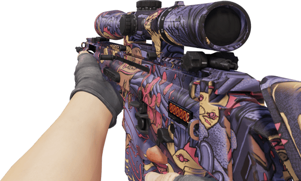 Preview image 3 of StatTrak™ SCAR-20 | 暗夜活死鸡 (崭新出厂)