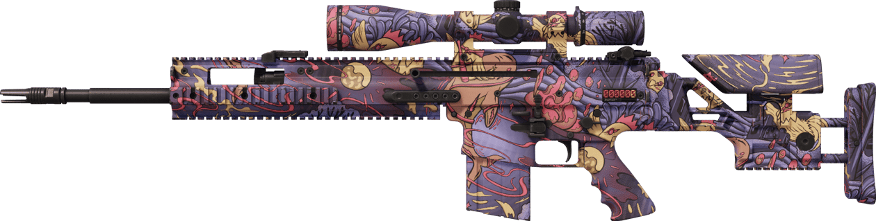 Preview image 1 of StatTrak™ SCAR-20 | Alectorofobia (Recién fabricado)