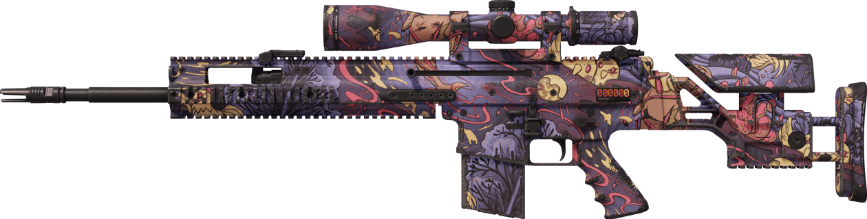 Preview image 1 of StatTrak™ SCAR-20 | Poultrygeist (ผ่านการทดสอบภาคสนาม)