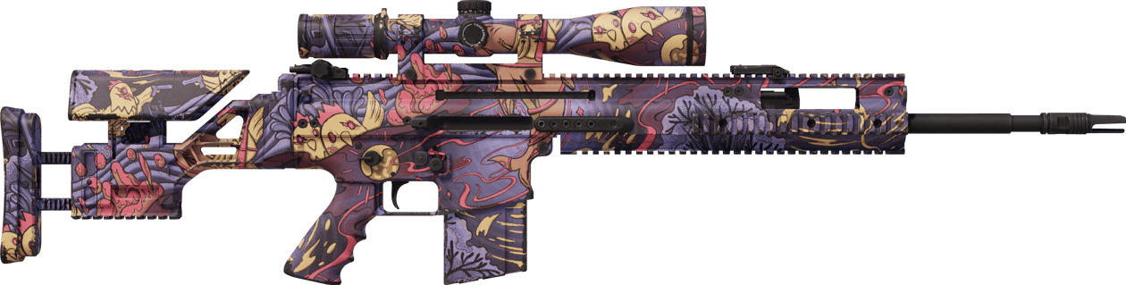 Preview image 2 of StatTrak™ SCAR-20 | Poltergeist (Minimale Gebrauchsspuren)