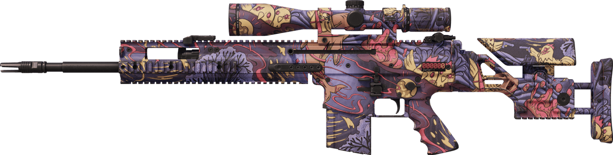 Preview image 1 of StatTrak™ SCAR-20 | Poltergeist (Minimale Gebrauchsspuren)