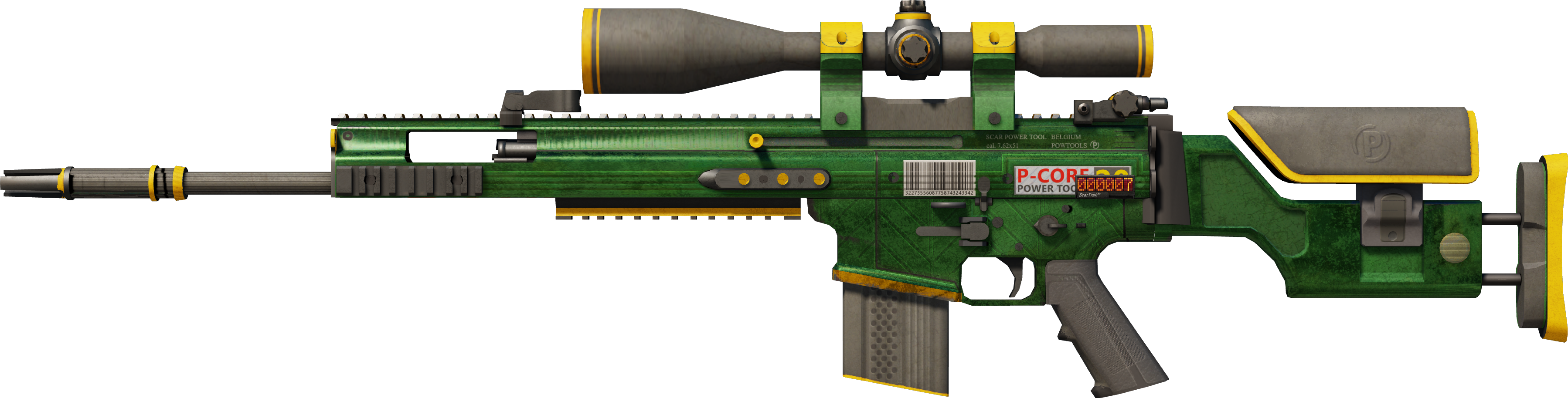 StatTrak™ SCAR-20 | Powercore (Battle-Scarred)