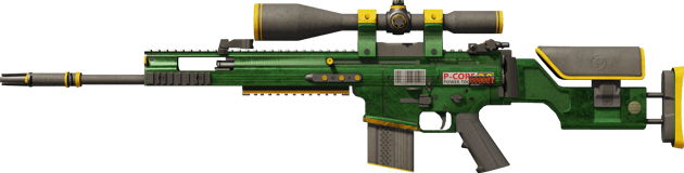 StatTrak™ SCAR-20 | Powercore (戦いで傷ついた)